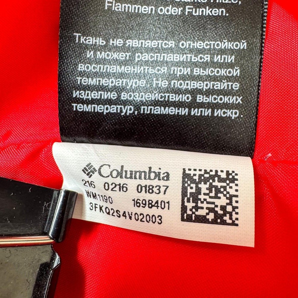 Columbia Bugaboo Omni-Tech Jacket Mens Medium Blue Ski Coat Waterproof Shell - Picture 12 of 15